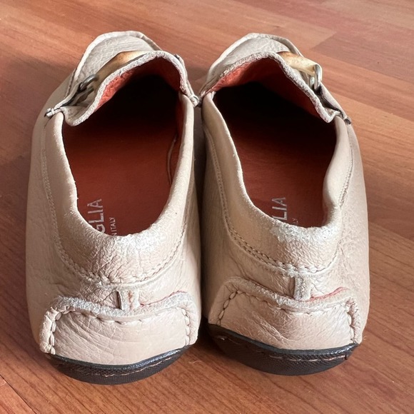 The Lords Club - Laveglia Bamboo Accent Driving Loafers Tan Leather Size 7.5 - Picture 10 of 13